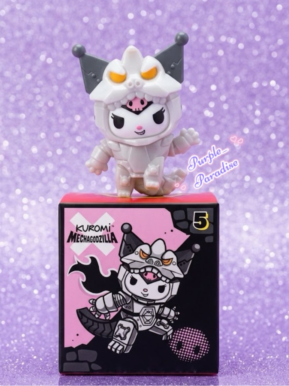 2026 McDonald’s Hello Kitty Godzilla #5 KUROMI MECHAGODZILLA Figure Collectible
